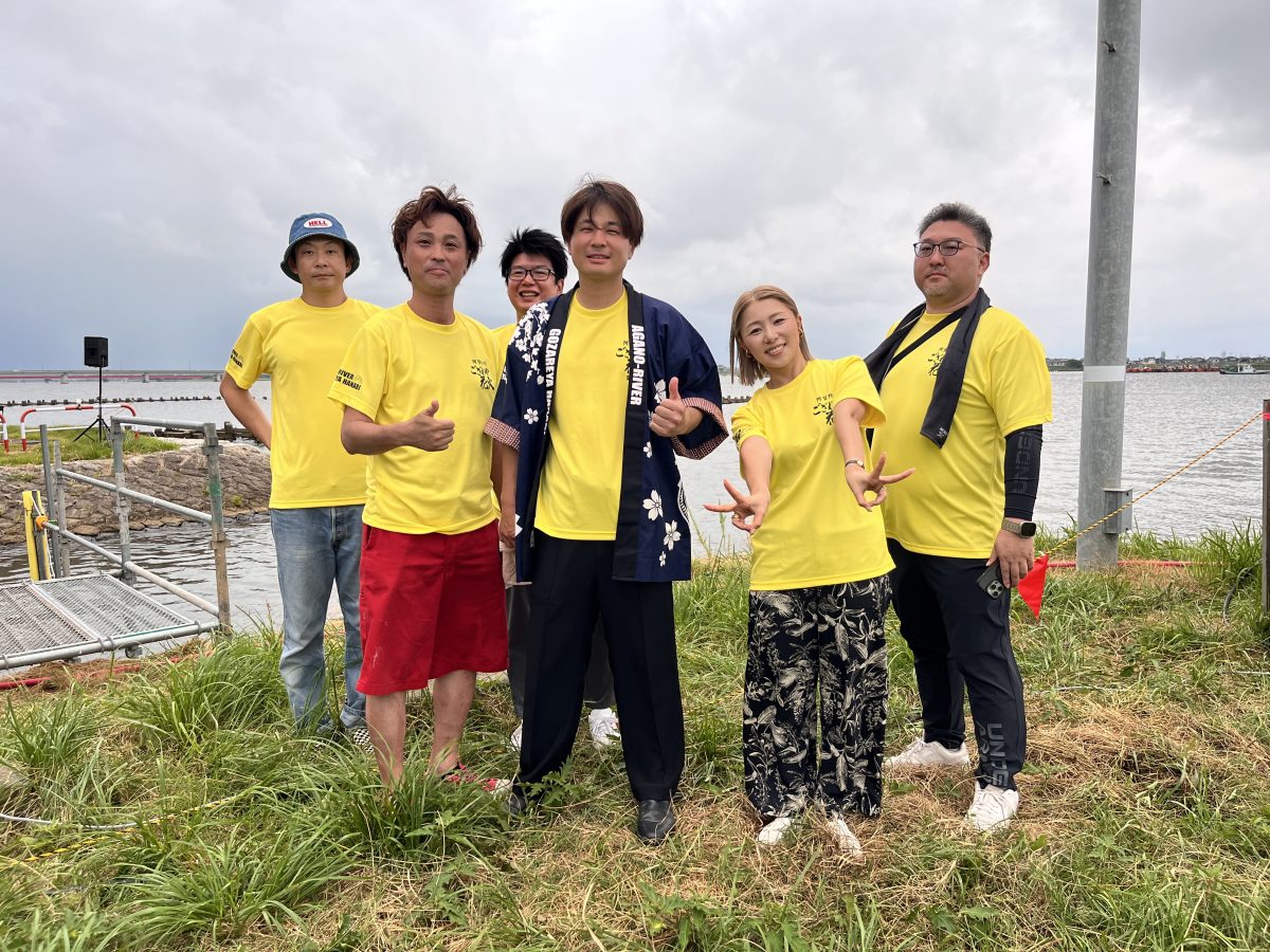 阿賀野川　ござれや花火