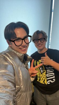 今日は初めてのくりちゃんとの共演だよ✌🏻