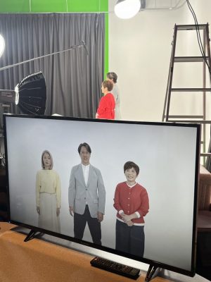 CM撮影です